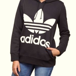 Adidas Women’s Trefoil Black Hoodie